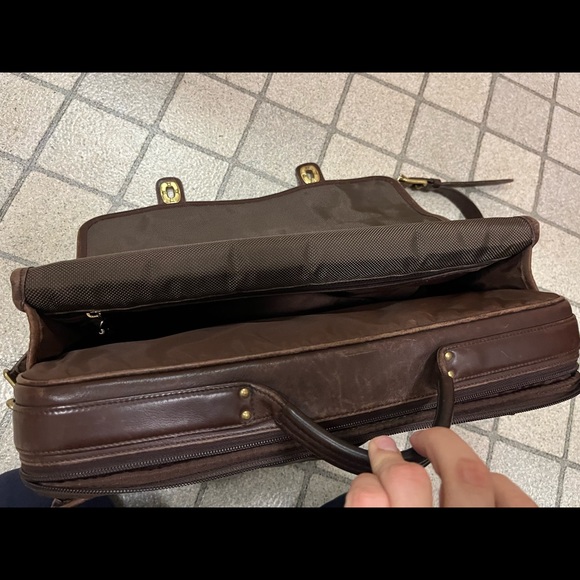 Vintage Coach Prescott Messenger Laptop bag brown - Picture 7 of 10